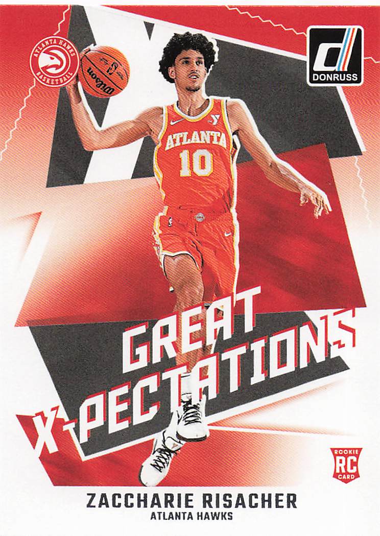 2024-25 Donruss Basketball Great X-Pectations Zaccharie Risacher #25