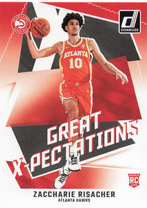 2024-25 Donruss Basketball Great X-Pectations Zaccharie Risacher #25