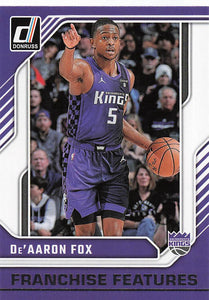 2024-25 Donruss Basketball Franchise Features De'Aaron Fox #13
