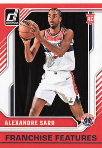 2024-25 Donruss Basketball Franchise Features Alexandre Sarr #30