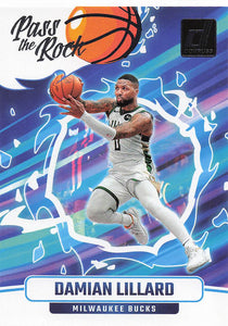 2024-25 Donruss Basketball Pass the Rock Damian Lillard #1