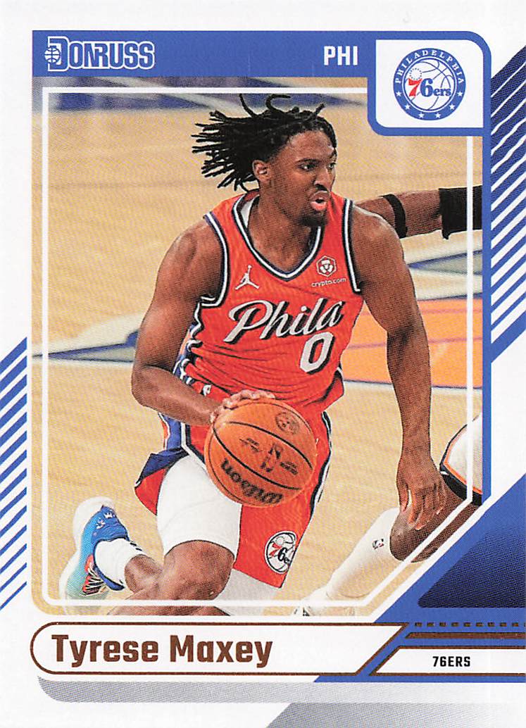2024-25 Donruss Basketball Tyrese Maxey #192