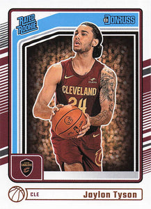 2024-25 Donruss Basketball Jaylon Tyson #206 Rookie