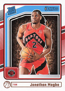 2024-25 Donruss Basketball Jonathan Mogbo #209 Rookie