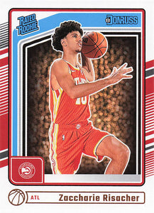 2024-25 Donruss Basketball Zaccharie Risacher #219 Rookie