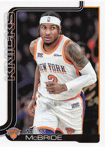 2025-26 Topps Basketball Miles McBride #17