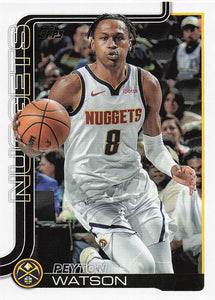 2025-26 Topps Basketball Peyton Watson #106