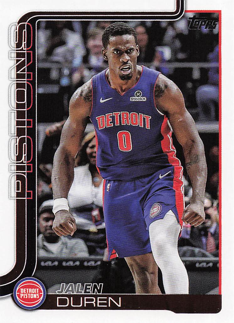2025-26 Topps Basketball Jalen Duren #41