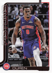 2025-26 Topps Basketball Jalen Duren #41