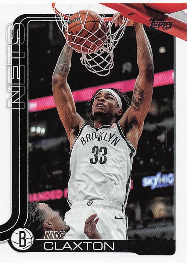 2025-26 Topps Basketball Nic Claxton #10
