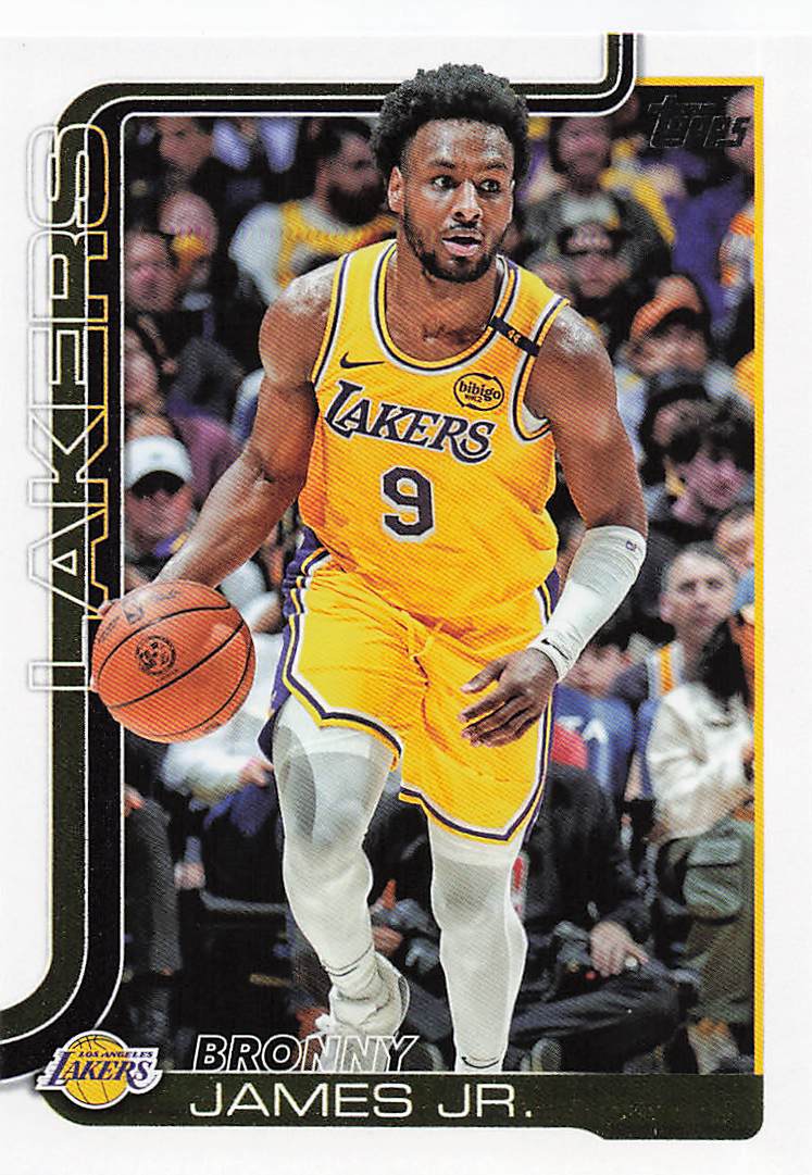 2025-26 Topps Basketball Bronny James Jr. #152