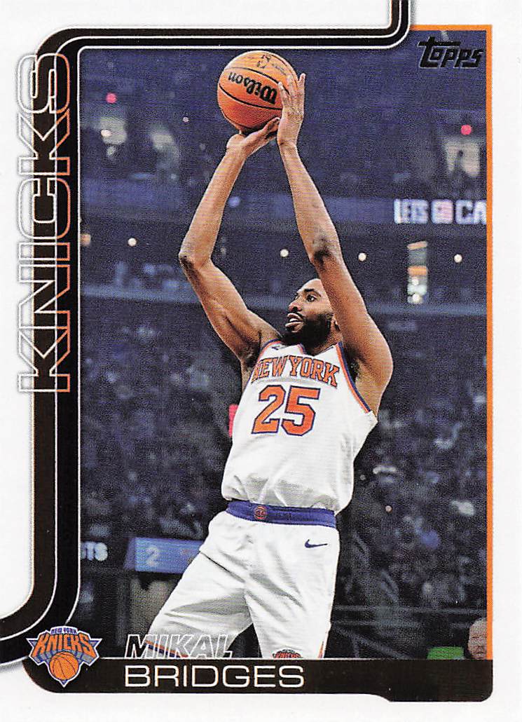 2025-26 Topps Basketball Mikal Bridges #18