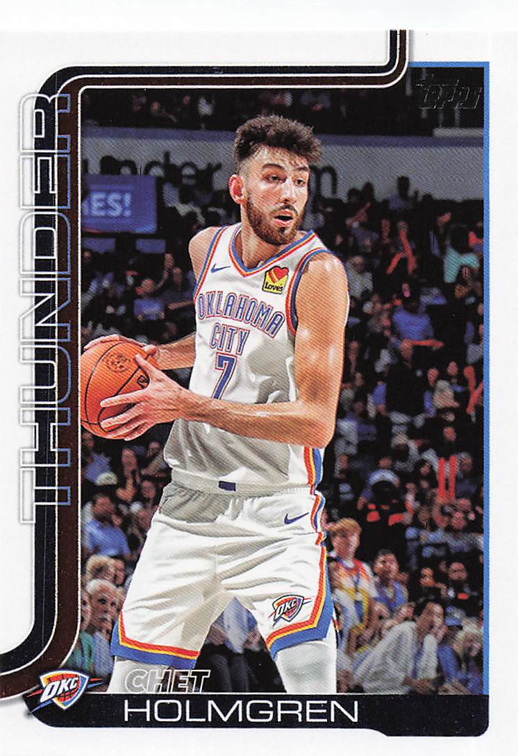 2025-26 Topps Basketball Chet Holmgren #118