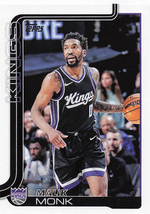 2025-26 Topps Basketball Malik Monk #164