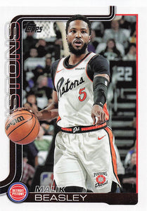2025-26 Topps Basketball Malik Beasley #43