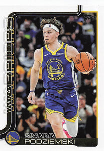 2025-26 Topps Basketball Brandin Podziemski #141