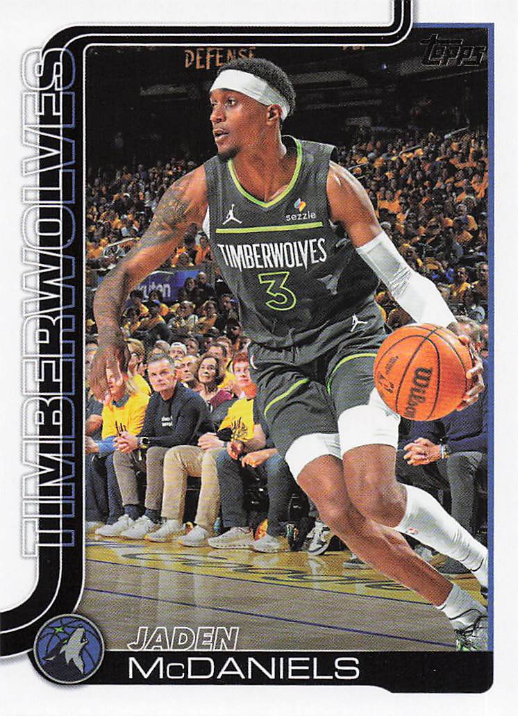 2025-26 Topps Basketball Jaden McDaniels #248
