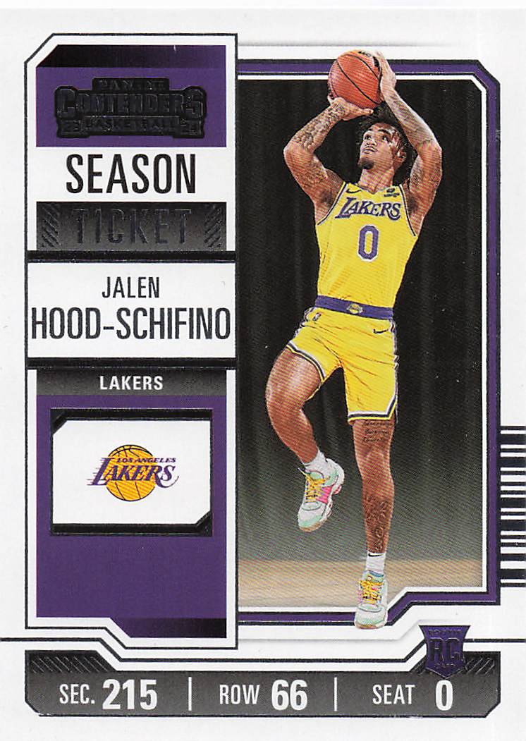 2023-24 Panini Contenders Season Ticket Retail Jalen Hood-Schifino #83 RC