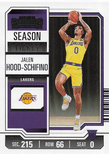 2023-24 Panini Contenders Season Ticket Retail Jalen Hood-Schifino #83 RC