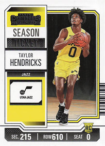 2023-24 Panini Contenders Basketball Taylor Hendricks #43 Rookie
