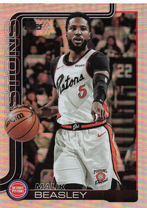 2025-26 Topps Basketball Rainbow Foilboard Malik Beasley #43