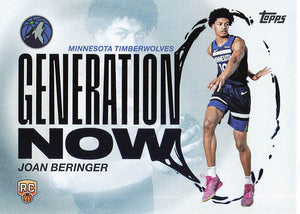 2025-26 Topps Basketball Generation Now Joan Beringer #GN-17