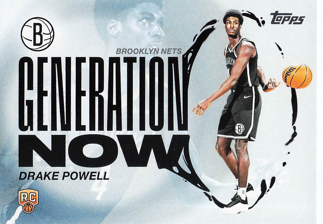 2025-26 Topps Basketball Generation Now Drake Powell #GN-22
