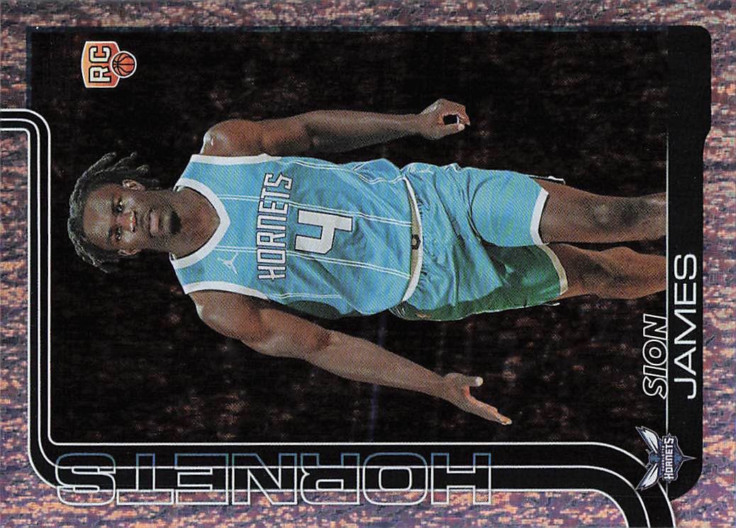 2025-26 Topps Basketball Sandglitter Sion James #233 Rookie