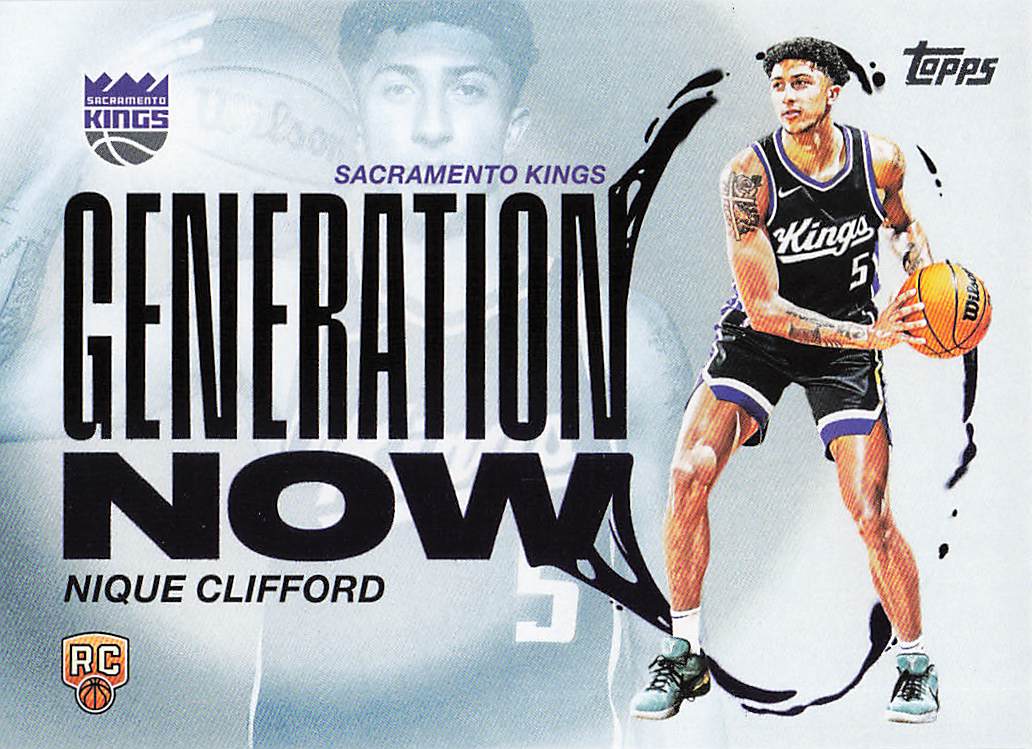 2025-26 Topps Basketball Generation Now Nique Clifford #GN-24