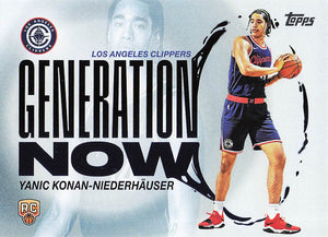 2025-26 Topps Basketball Generation Now Yanic Konan-Niederhäuser #GN-30