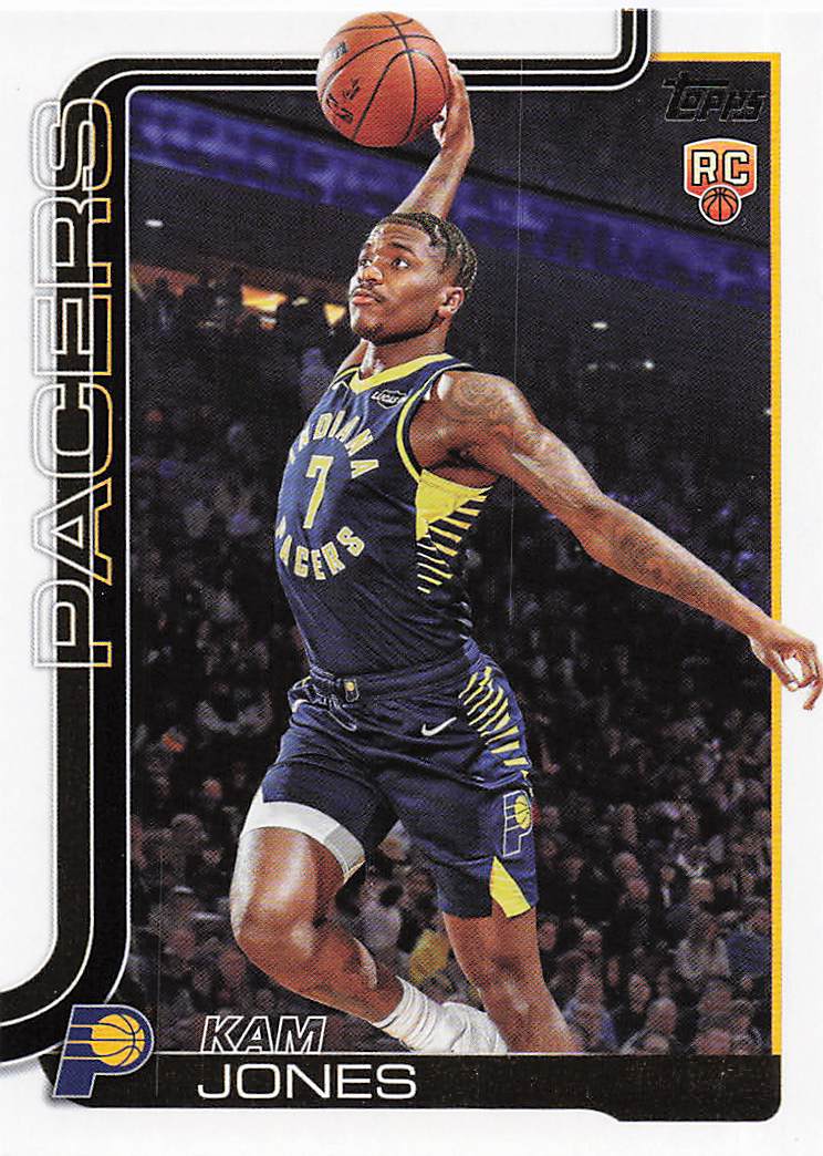 2025-26 Topps Basketball Kam Jones #239 Rookie