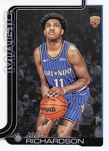 2025-26 Topps Basketball Jase Richardson #225 Rookie