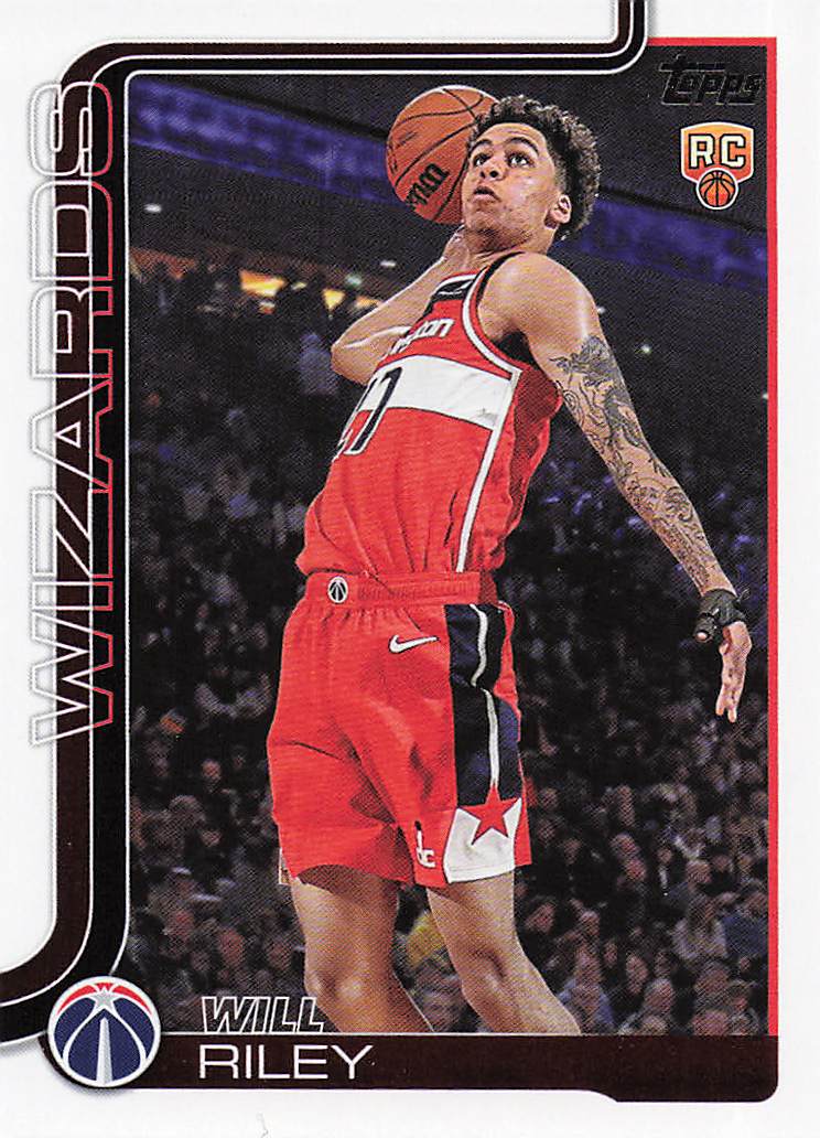 2025-26 Topps Basketball Will Riley #221 Rookie