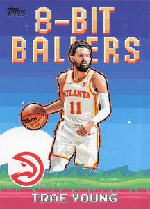 2025-26 Topps Basketball 8-Bit Ballers Trae Young #8B-6