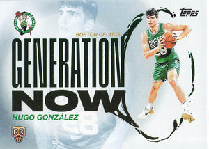 2025-26 Topps Basketball Generation Now Hugo Gonza?lez #GN-28