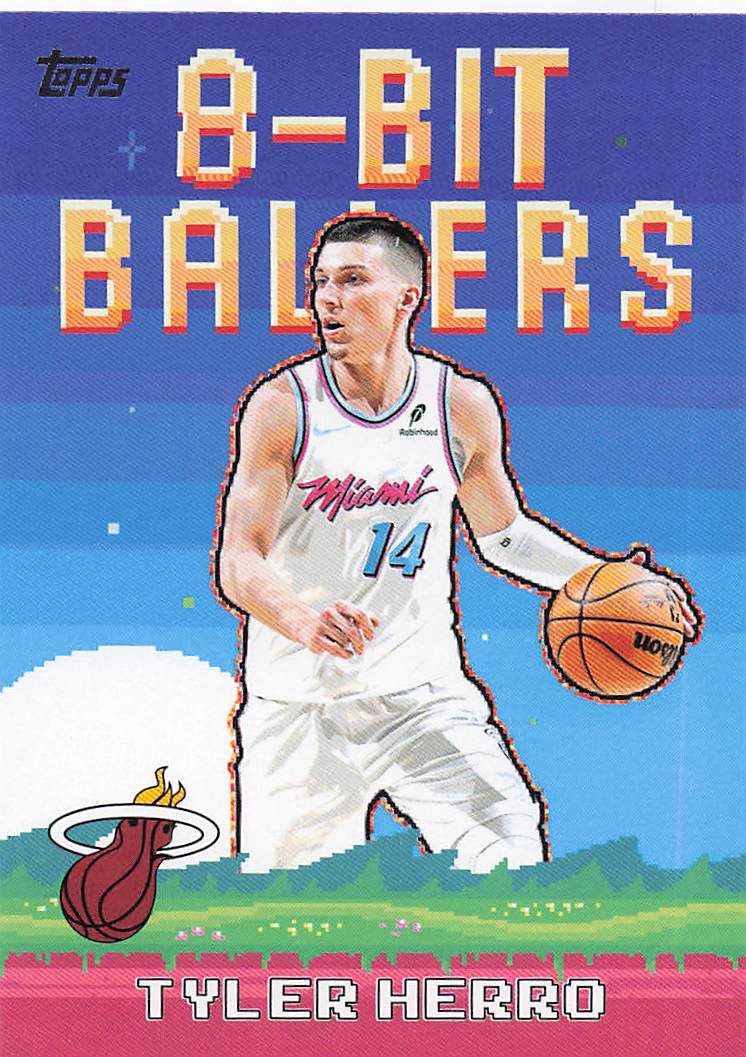 2025-26 Topps Basketball 8-Bit Ballers Tyler Herro #8B-2