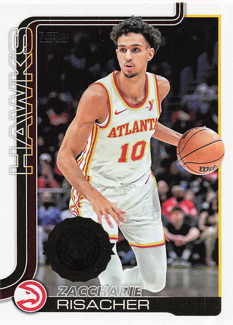 2025-26 Topps Basketball Zaccharie Risacher #62