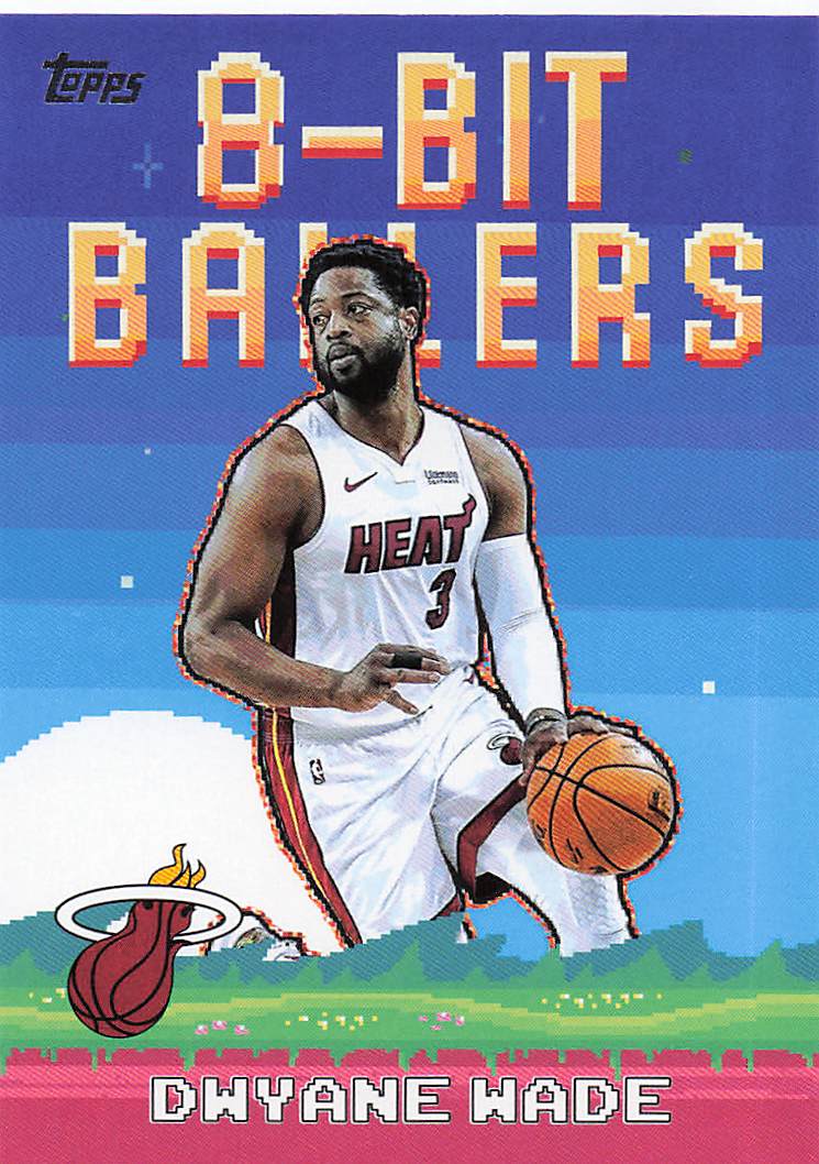 2025-26 Topps Basketball 8-Bit Ballers Dwyane Wade #8B-23