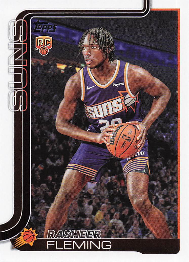 2025-26 Topps Basketball Rasheer Fleming #231 Rookie