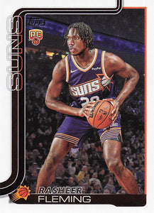 2025-26 Topps Basketball Rasheer Fleming #231 Rookie