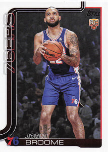 2025-26 Topps Basketball Johni Broome #235 Rookie