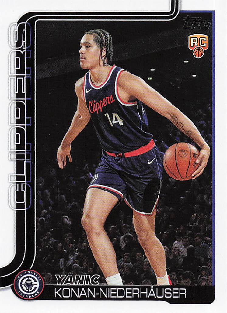 2025-26 Topps Basketball Yanic Konan-Niederhäuser #230 Rookie