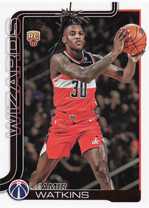 2025-26 Topps Basketball Jamir Watkins #244 Rookie