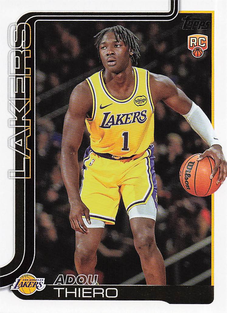 2025-26 Topps Basketball Adou Thiero #236 Rookie