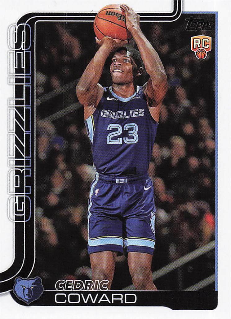 2025-26 Topps Basketball Cedric Coward #211 Rookie