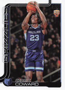 2025-26 Topps Basketball Cedric Coward #211 Rookie