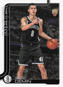 2025-26 Topps Basketball Egor Dëmin #208 Rookie