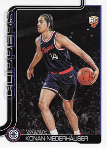 2025-26 Topps Basketball Yanic Konan-Niederhäuser #230 Rookie