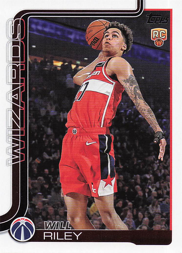 2025-26 Topps Basketball Will Riley #221 Rookie