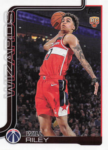 2025-26 Topps Basketball Will Riley #221 Rookie
